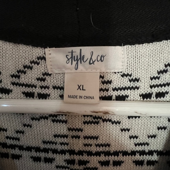 STYLE & CO Cardigan - Size XL NWOT - never worn - Picture 4 of 7